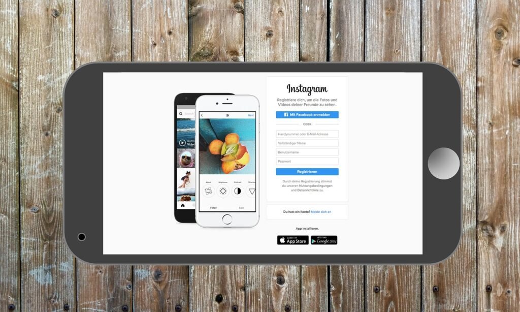 Mobile phone with Instagram on the screen to launch Paid Social strategy