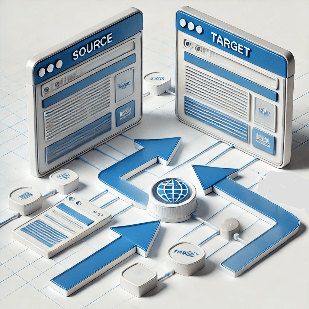 SEO Site Migration Diagram